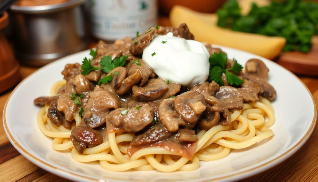 Easy Beef Stroganoff