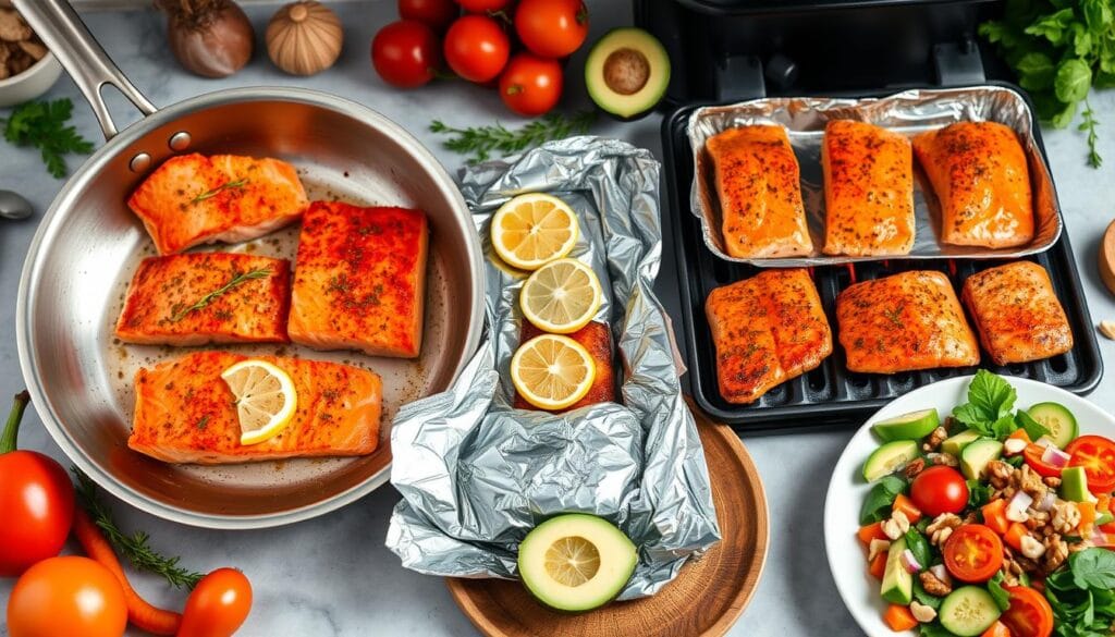 Keto salmon cooking methods