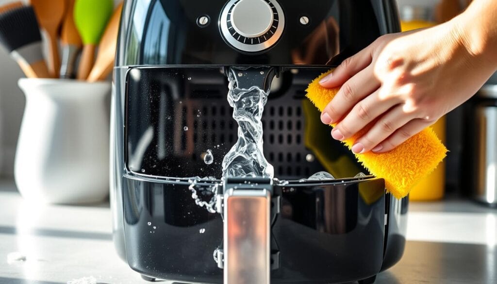 air fryer cleaning