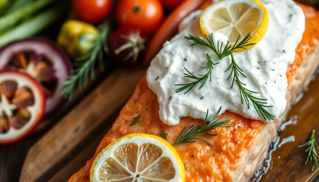 baked salmon cream cheese