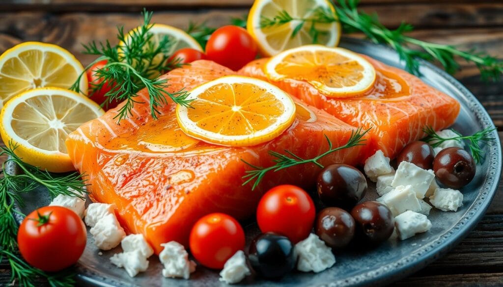 greek salmon ingredients