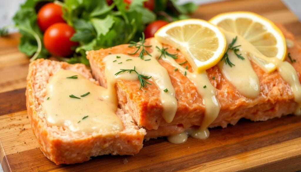 salmon with sauce